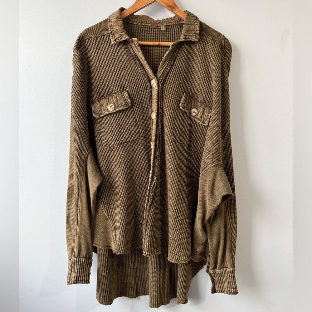 Free People FP One Scout Dip Dye Jacket Size S